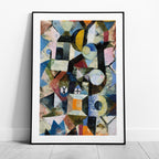 Composition with the Yellow Half-Moon and the Y - Paul Klee - Rolled Poster Wall Art Print | House Prints