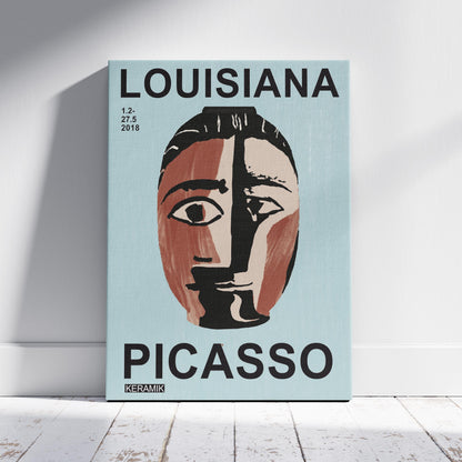 Head of a Woman (Tête de Femme) - Pablo Picaso - Framed Canvas Wall Art Print - House Prints