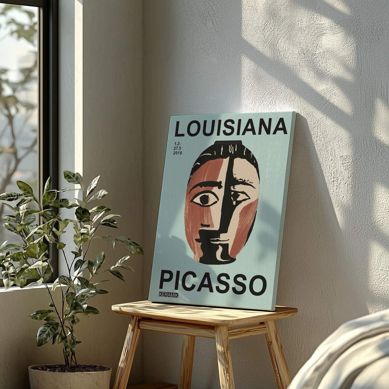 Head of a Woman (Tête de Femme) - Pablo Picaso - Framed Canvas Wall Art Print - House Prints