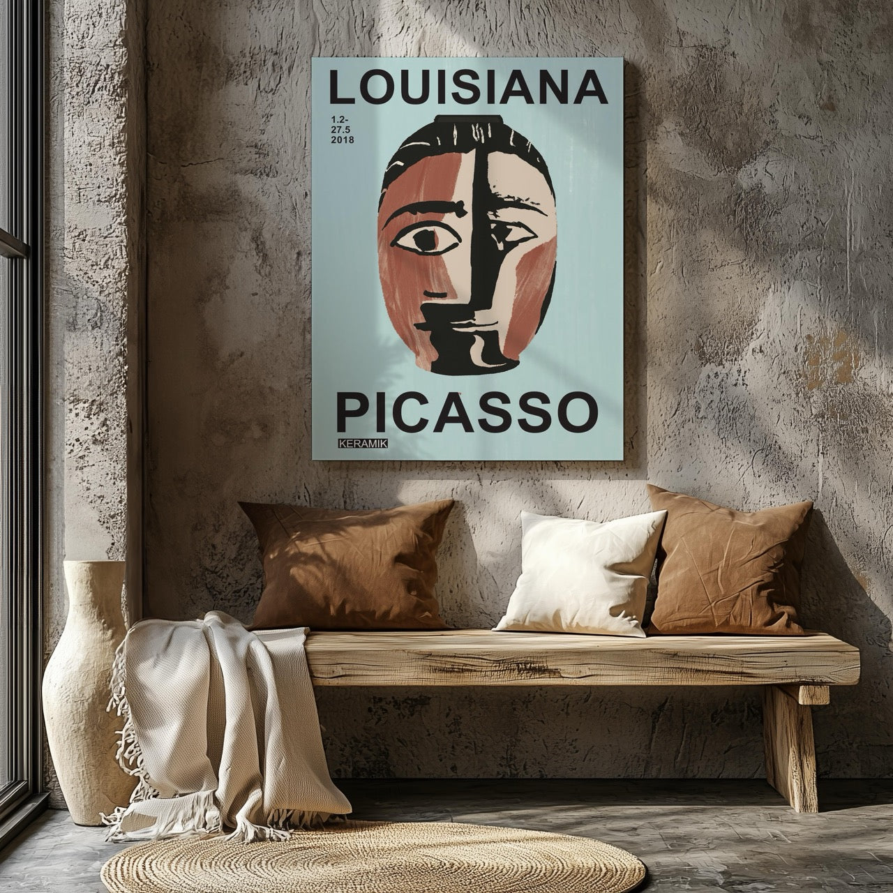 Head of a Woman (Tête de Femme) - Pablo Picaso - Framed Canvas Wall Art Print | House Prints