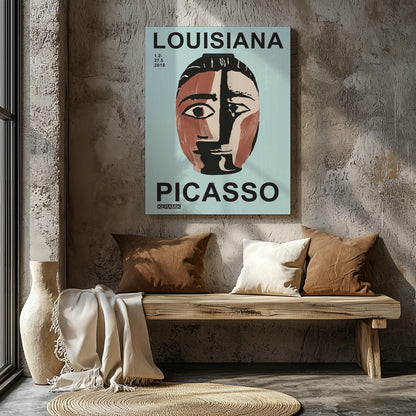 Head of a Woman (Tête de Femme) - Pablo Picaso - Framed Canvas Wall Art Print - House Prints