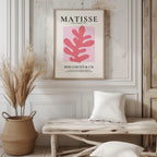 Pink Abstract Floral Papiers Découpés - Henri Matisse - Rolled Poster Wall Art Print | House Prints