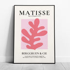 Pink Abstract Floral Papiers Découpés - Henri Matisse - Rolled Poster Wall Art Print | House Prints