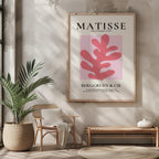 Pink Abstract Floral Papiers Découpés - Henri Matisse - Rolled Poster Wall Art Print | House Prints