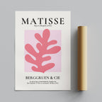 Pink Abstract Floral Papiers Découpés - Henri Matisse - Rolled Poster Wall Art Print | House Prints