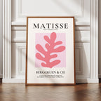 Pink Abstract Floral Papiers Découpés - Henri Matisse - Rolled Poster Wall Art Print | House Prints