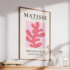 Pink Abstract Floral Papiers Découpés - Henri Matisse - Rolled Poster Wall Art Print | House Prints