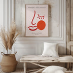 Pink & Red Face Papiers Découpés - Henri Matisse - Rolled Poster Wall Art Print | House Prints