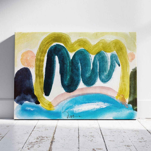 Pond in Sunlight - Arthur Dove - Framed Canvas Wall Art Print | House Prints