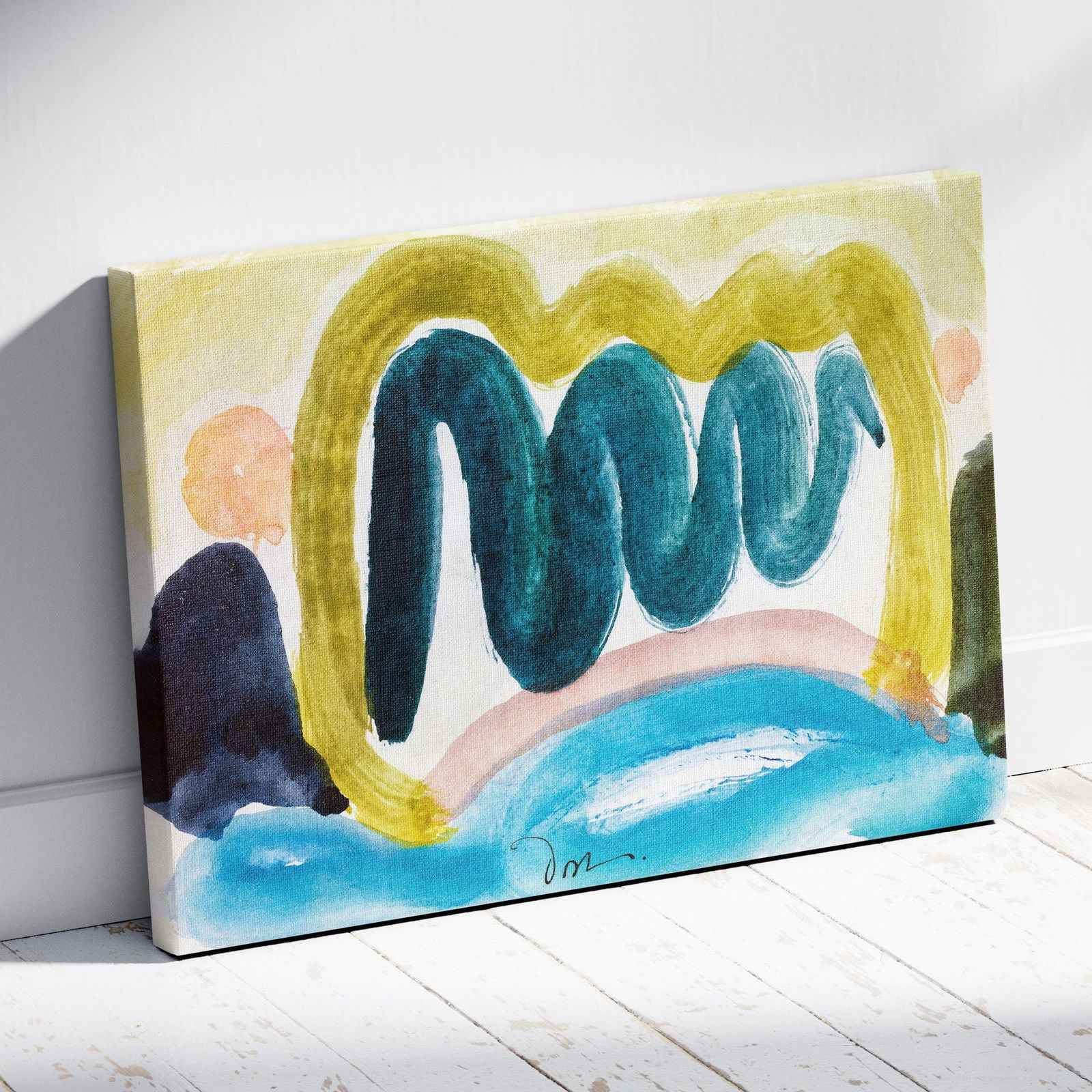 Pond in Sunlight - Arthur Dove - Framed Canvas Wall Art Print | House Prints