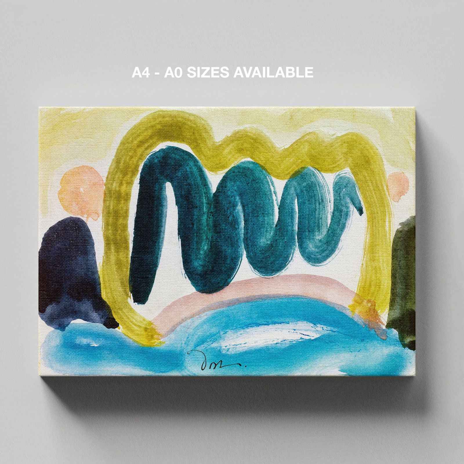 Pond in Sunlight - Arthur Dove - Framed Canvas Wall Art Print | House Prints