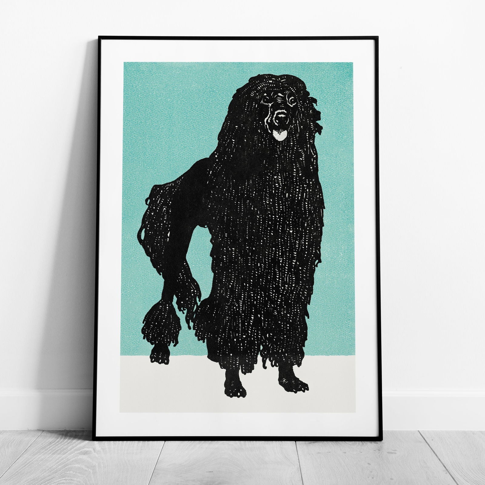 Poodle - Moriz Jung - Rolled Poster Wall Art Print - House Prints