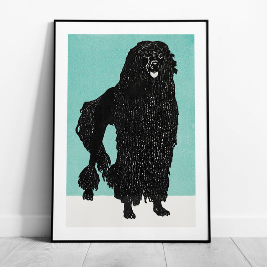 Poodle - Moriz Jung - Rolled Poster Wall Art Print - House Prints