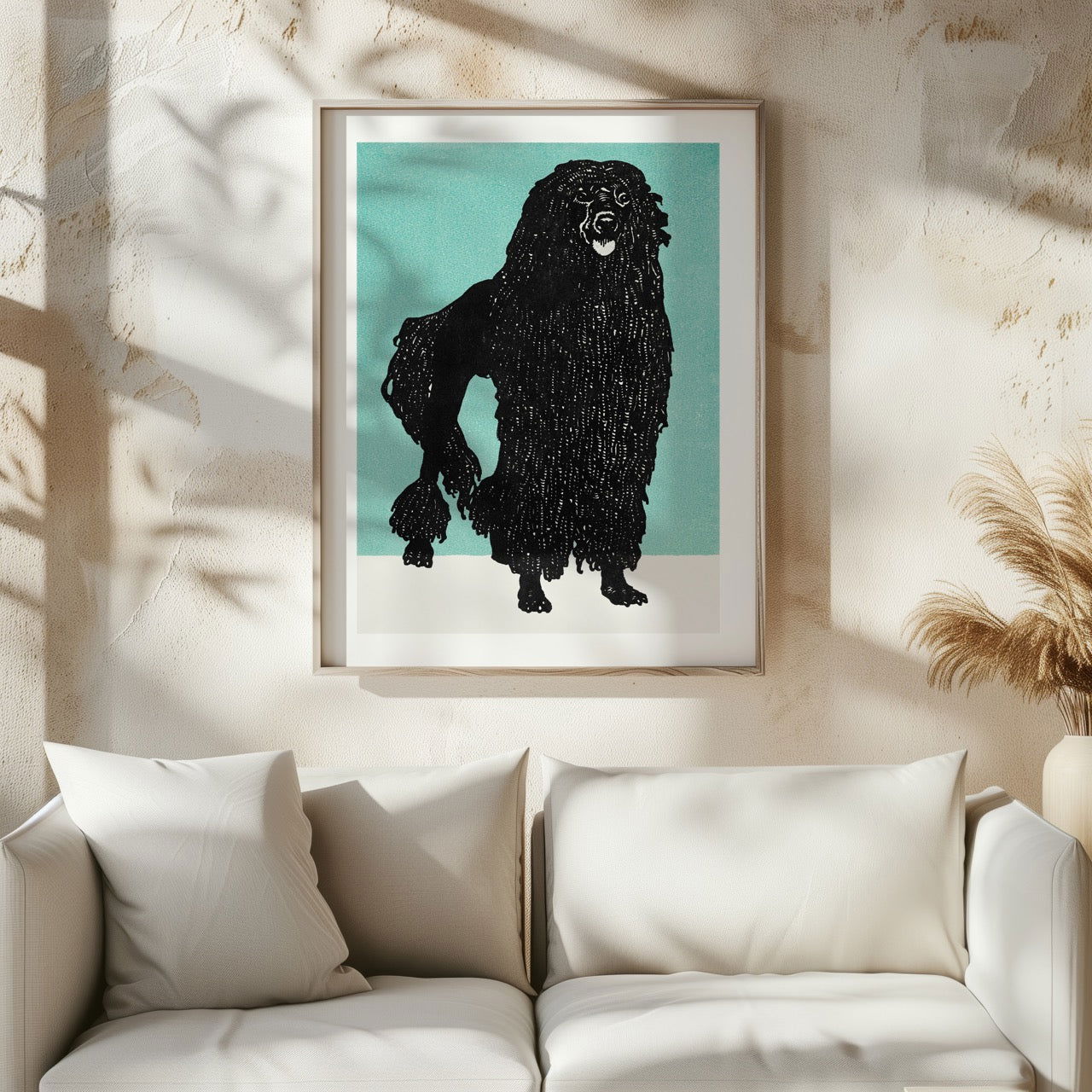 Poodle - Moriz Jung - Rolled Poster Wall Art Print - House Prints
