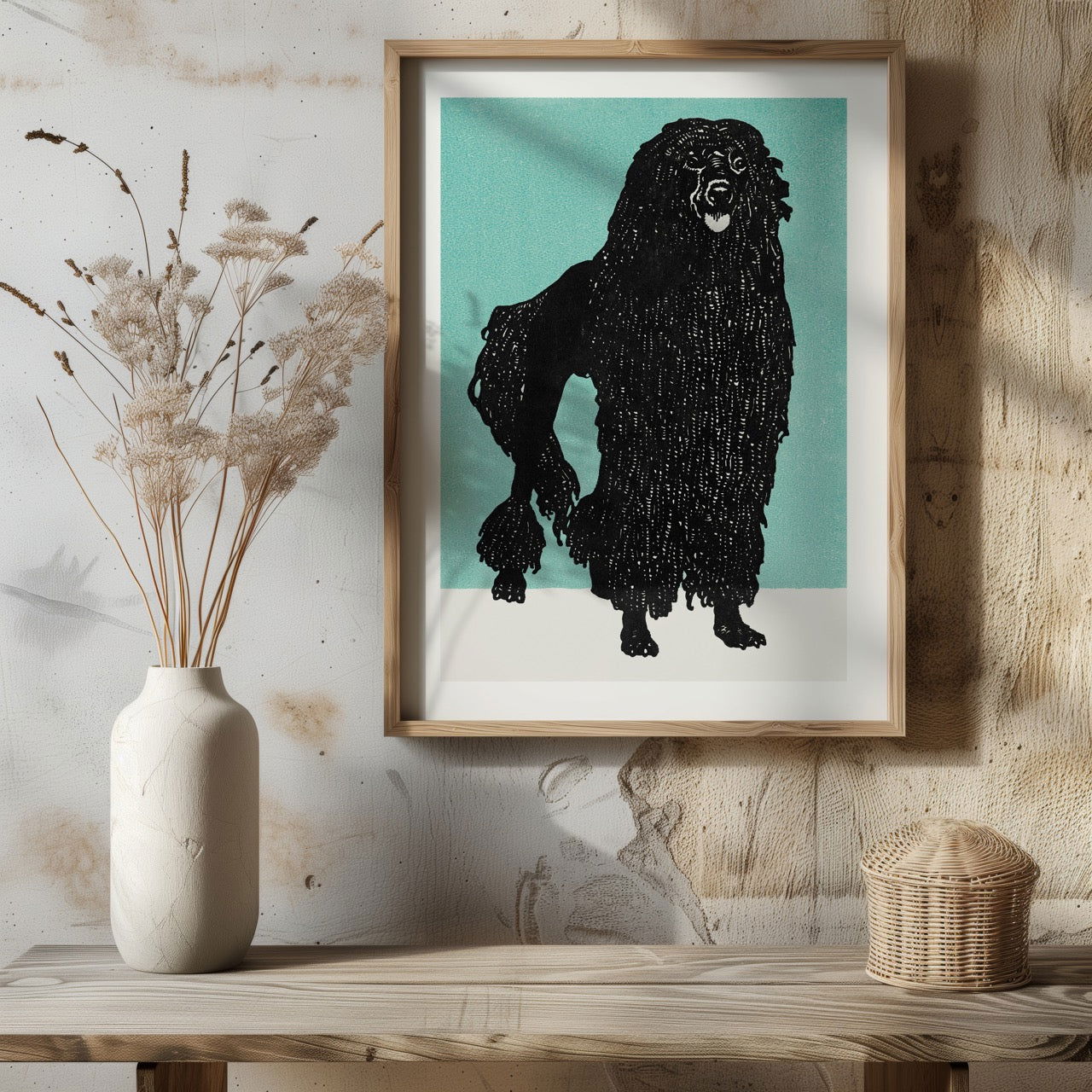 Poodle - Moriz Jung - Rolled Poster Wall Art Print - House Prints