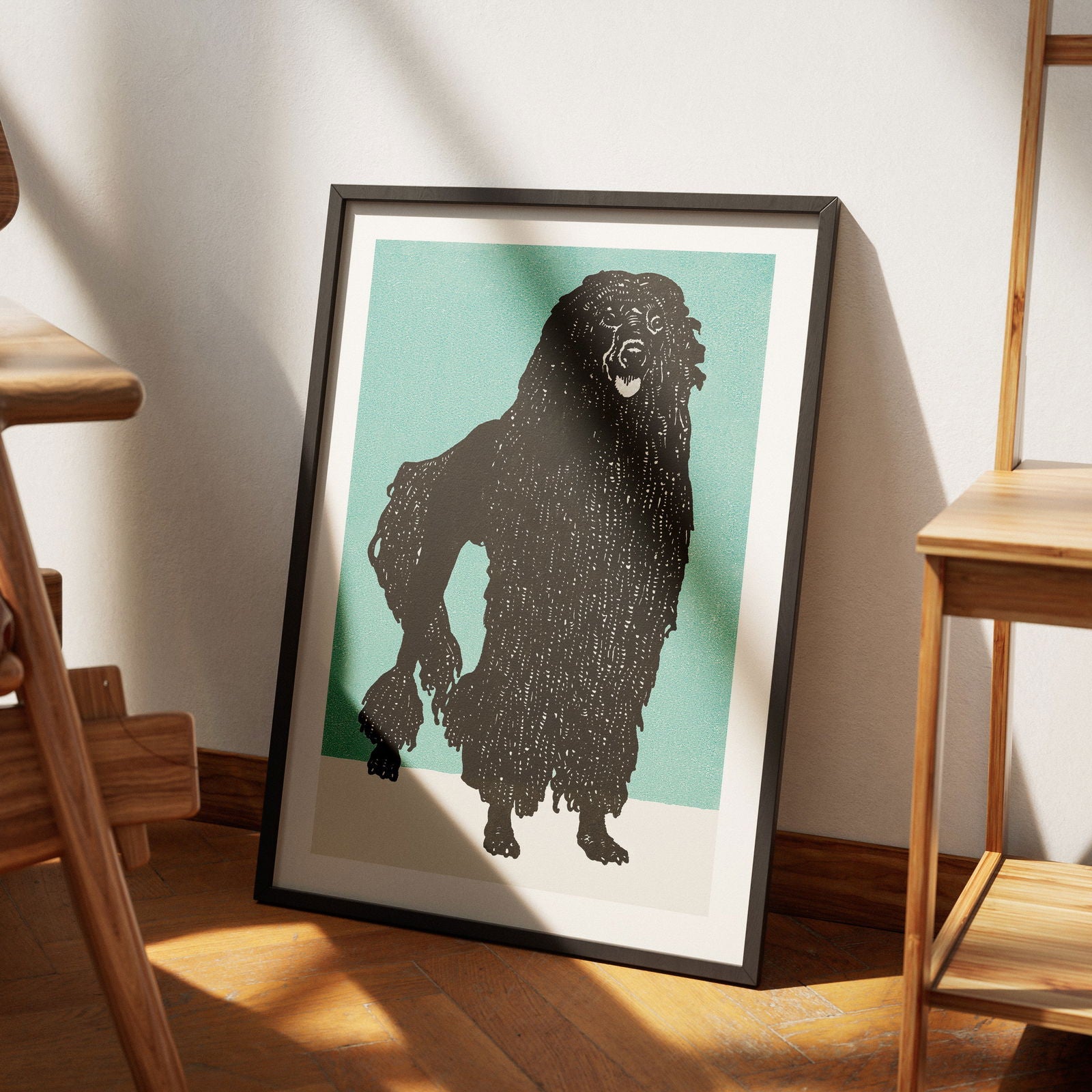 Poodle - Moriz Jung - Rolled Poster Wall Art Print - House Prints