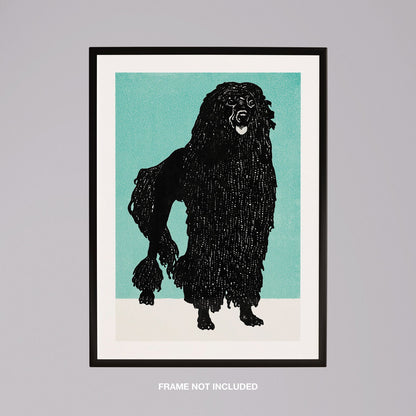 Poodle - Moriz Jung - Rolled Poster Wall Art Print - House Prints