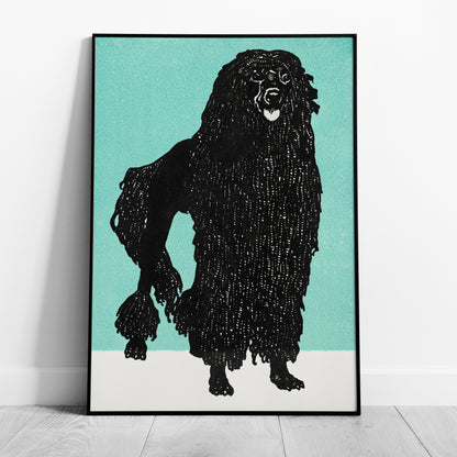 Poodle - Moriz Jung - Rolled Poster Wall Art Print - House Prints