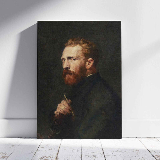 Portrait of Vincent van Gogh - John Russell - Framed Canvas Wall Art Print - House Prints