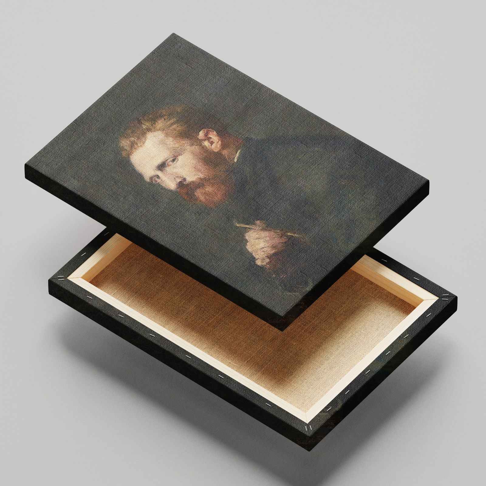 Portrait of Vincent van Gogh - John Russell - Framed Canvas Wall Art Print | House Prints