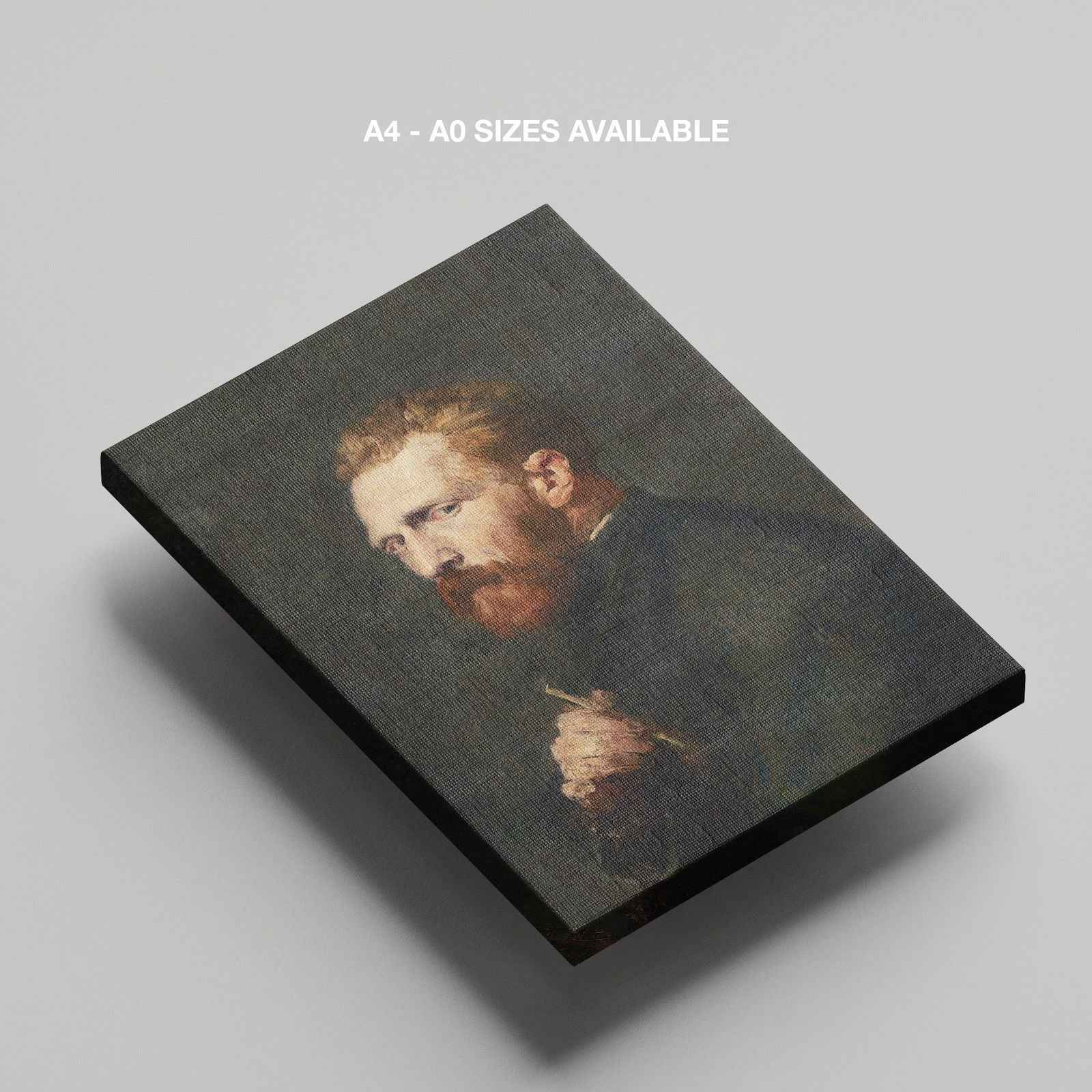Portrait of Vincent van Gogh - John Russell - Framed Canvas Wall Art Print | House Prints