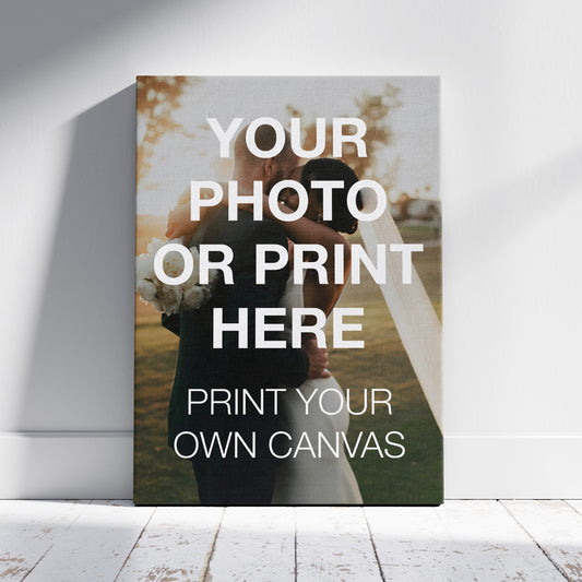 Custom Choose Your Own Personalised Photo - Framed Canvas Wall Art Print - House Prints