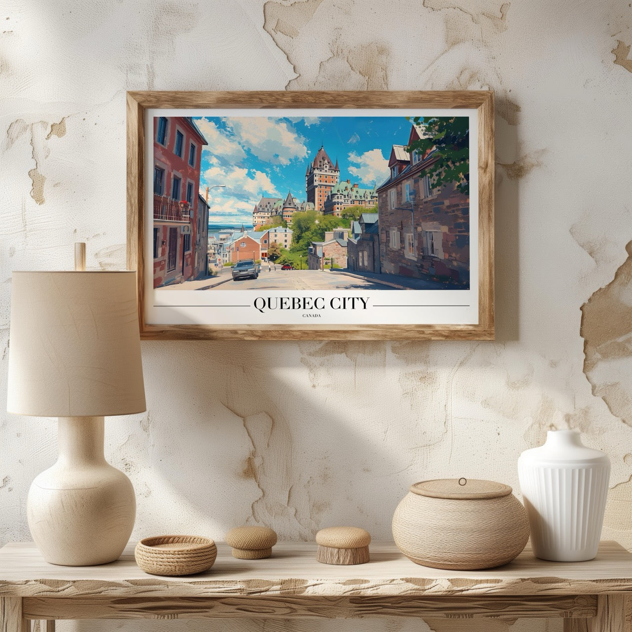 Quebec Canada World Travel Cityscape - Rolled Poster Wall Art Print | House Prints
