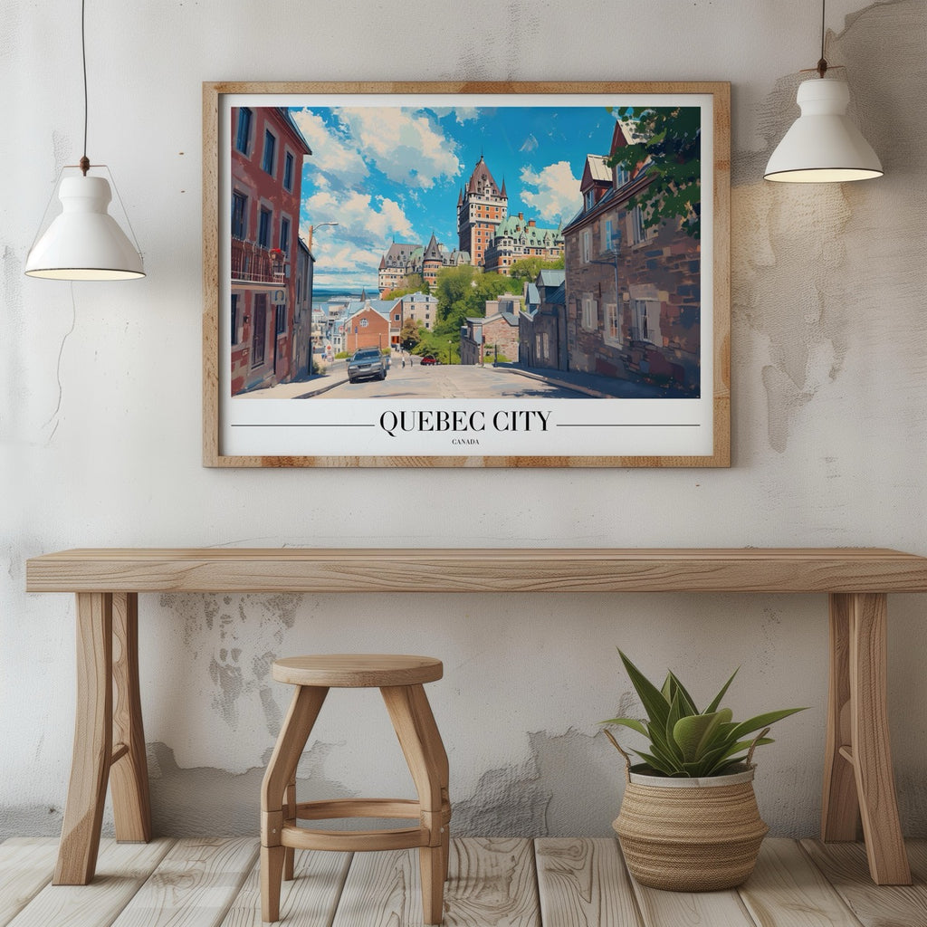 Quebec Canada World Travel Cityscape - Rolled Poster Wall Art Print | House Prints