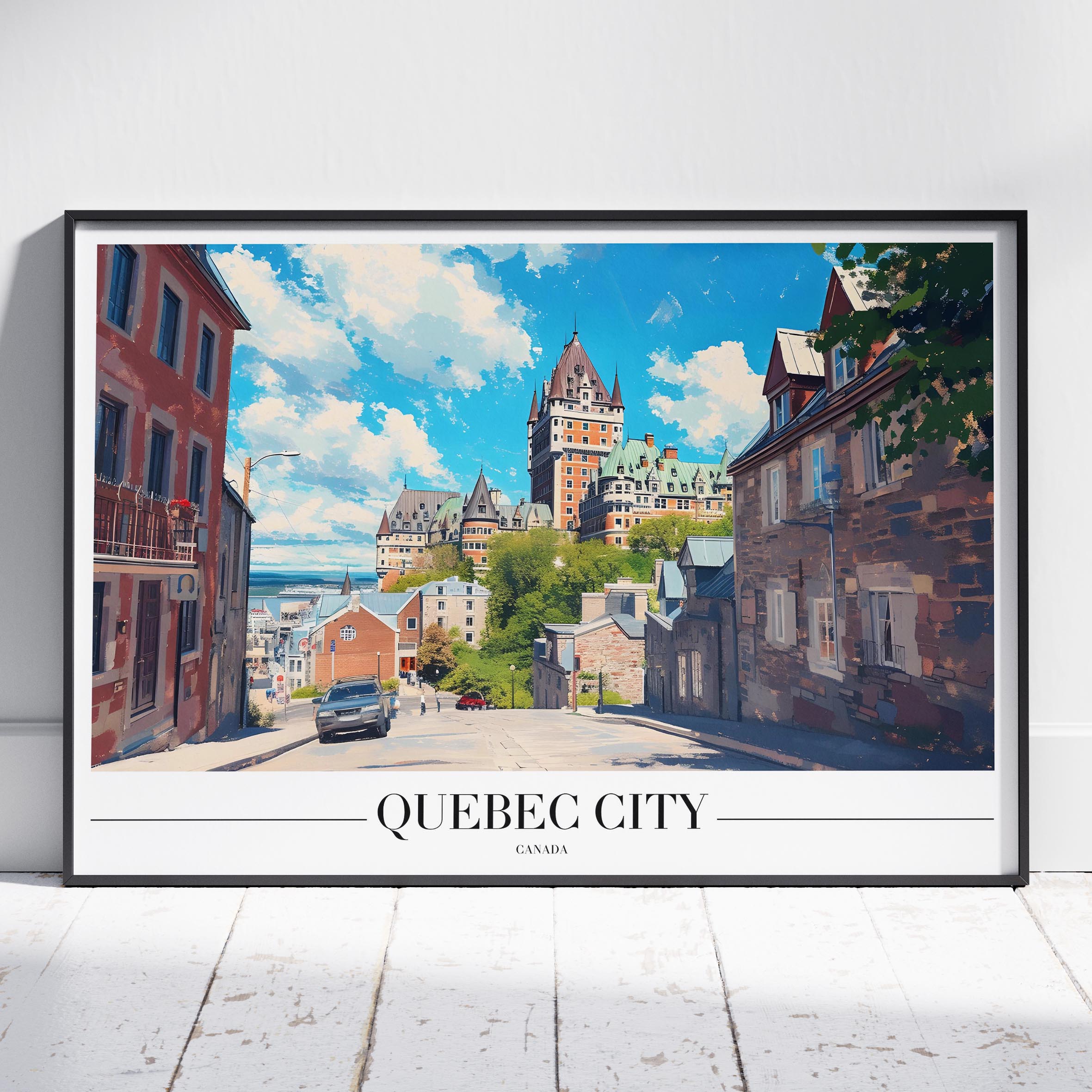 Quebec Canada World Travel Cityscape - Rolled Poster Wall Art Print | House Prints
