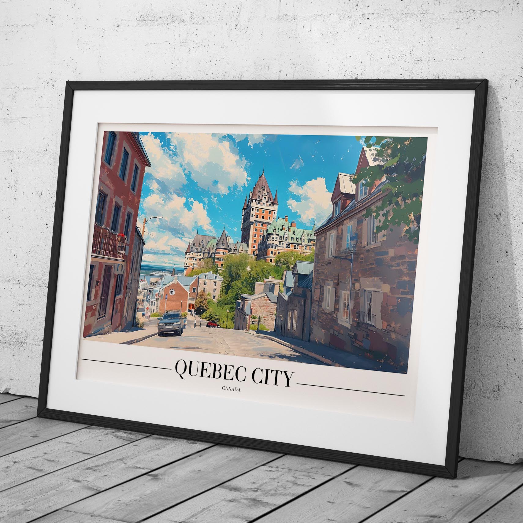 Quebec Canada World Travel Cityscape - Rolled Poster Wall Art Print | House Prints