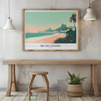 Timeless Rio de Janeiro Beach World Travel - Rolled Poster Wall Art Print | House Prints