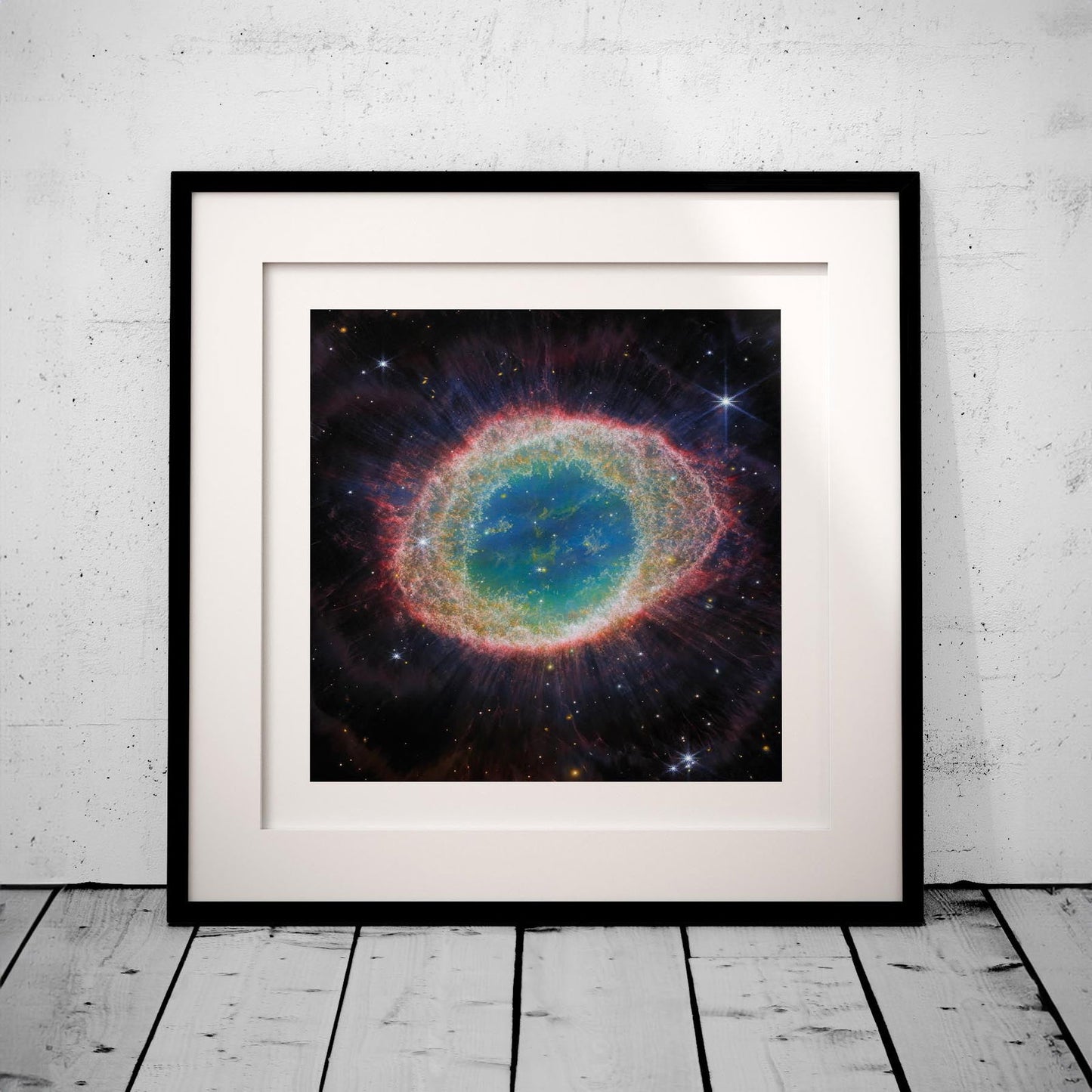 Ring Nebula Cosmos Space Hubble Telescope - Rolled Poster Wall Art Print - House Prints