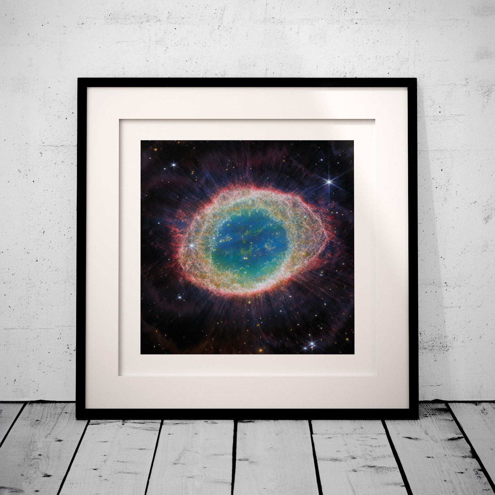 Ring Nebula Cosmos Space Hubble Telescope - Rolled Poster Wall Art Print | House Prints