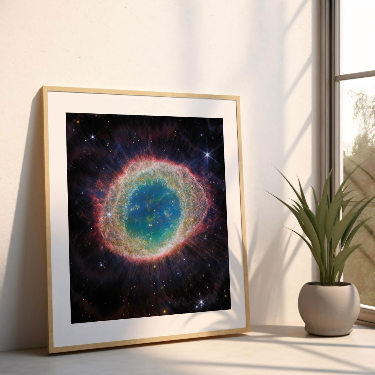 Ring Nebula Cosmos Space Hubble Telescope - Rolled Poster Wall Art Print - House Prints