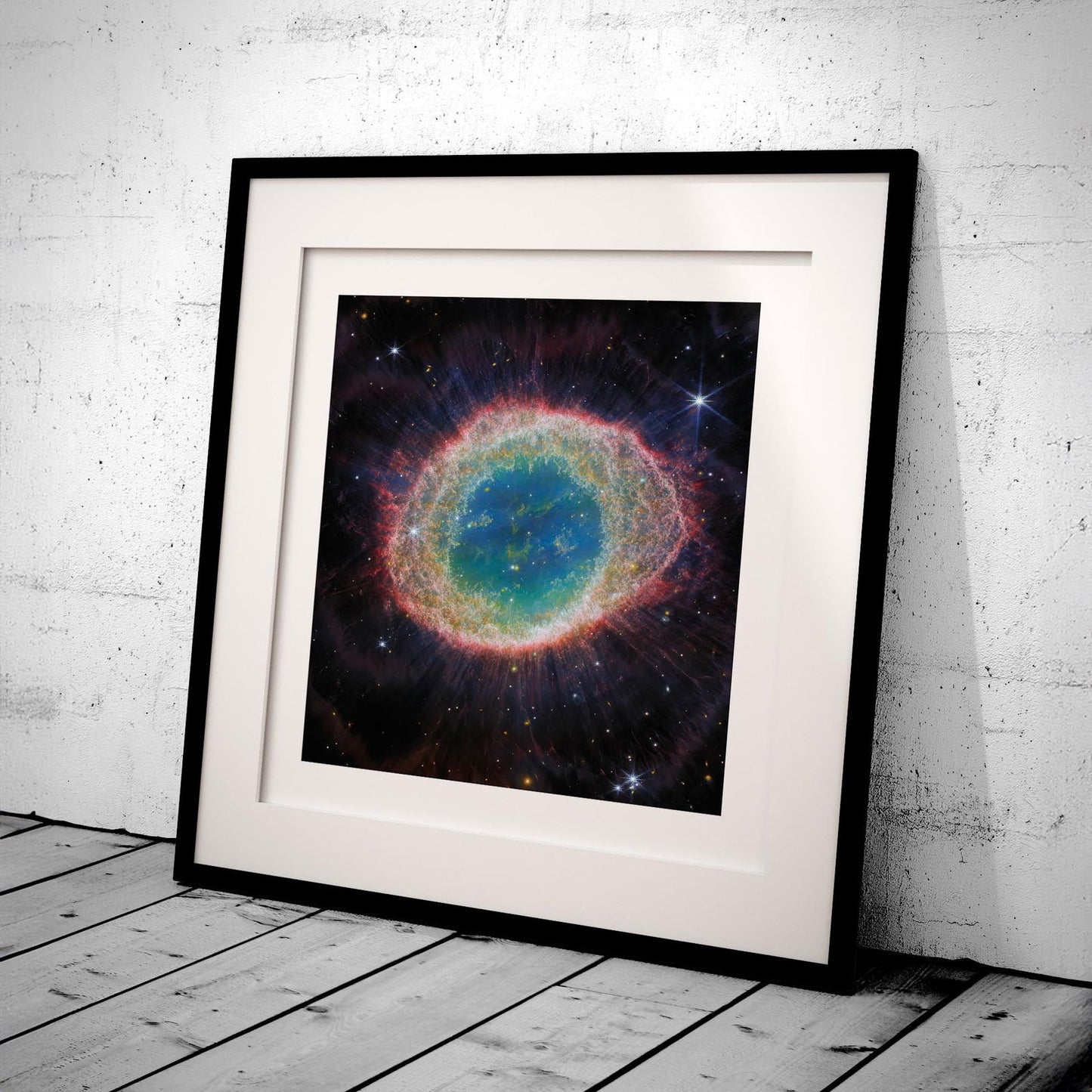 Ring Nebula Cosmos Space Hubble Telescope - Rolled Poster Wall Art Print - House Prints