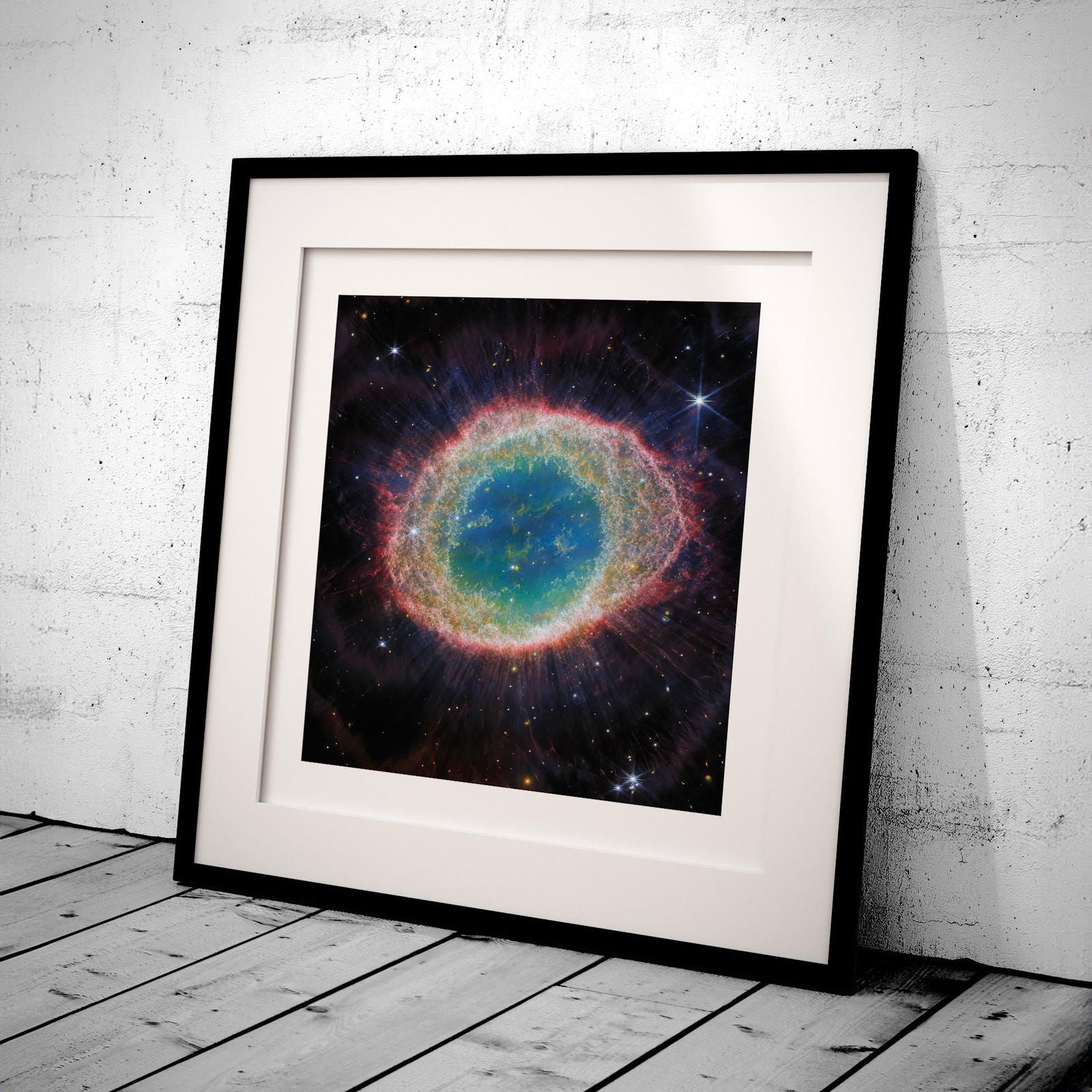 Ring Nebula Cosmos Space Hubble Telescope - Rolled Poster Wall Art Print | House Prints