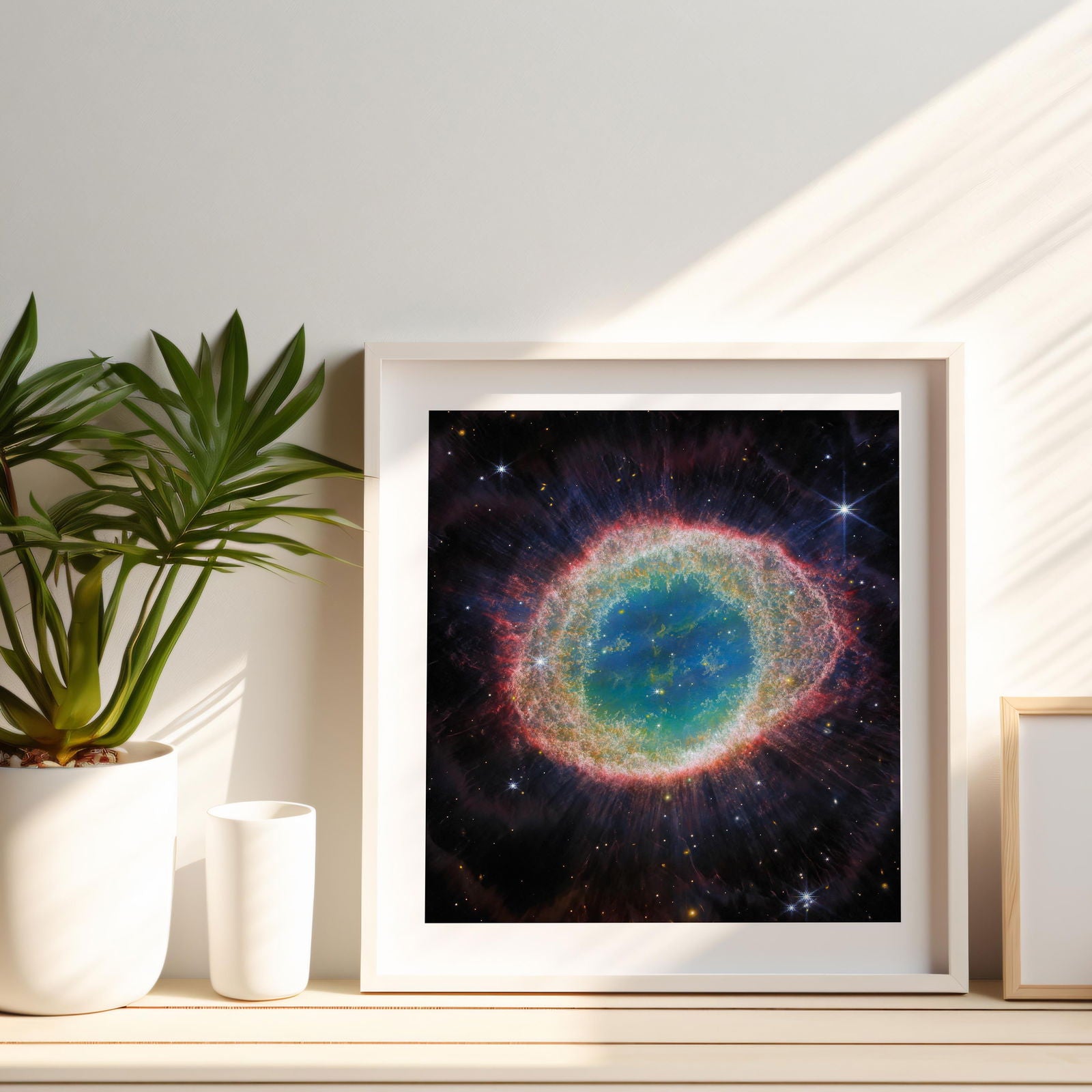 Ring Nebula Cosmos Space Hubble Telescope - Rolled Poster Wall Art Print - House Prints