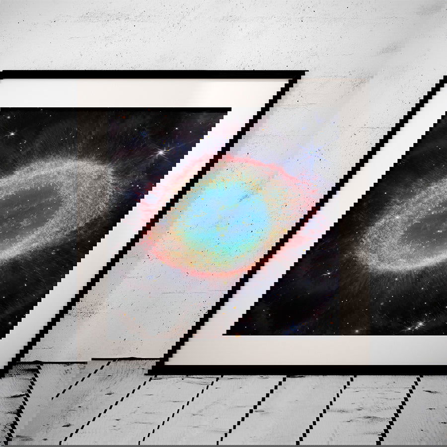 Ring Nebula Cosmos Space Hubble Telescope - Rolled Poster Wall Art Print - House Prints