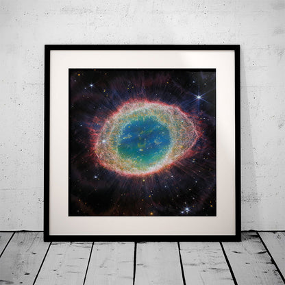 Ring Nebula Cosmos Space Hubble Telescope - Rolled Poster Wall Art Print - House Prints