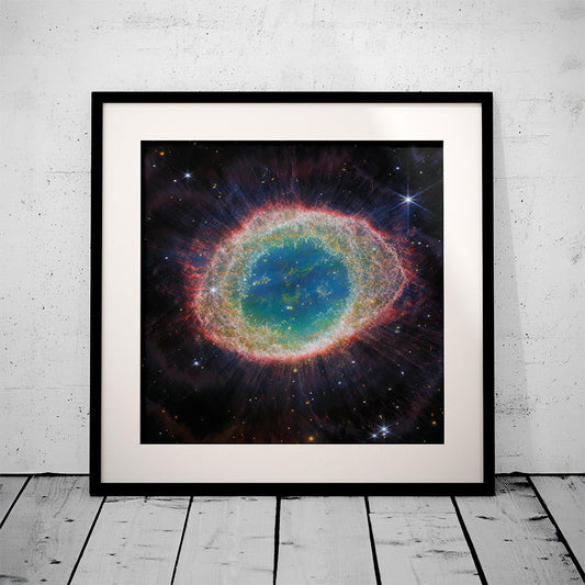 Ring Nebula Cosmos Space Hubble Telescope - Rolled Poster Wall Art Print - House Prints
