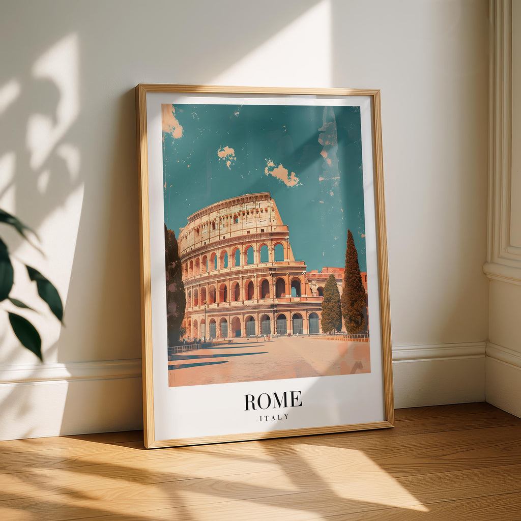Rome Italy World City Travel Art - Rolled Poster Wall Art Print