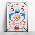 Sail Away (Cream) - Seta Zakian - Rolled Poster Wall Art Print