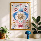 Sail Away (Cream) - Seta Zakian - Rolled Poster Wall Art Print