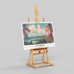 Tropical St. Barth Beach World Travel - Framed Canvas Wall Art Print | House Prints