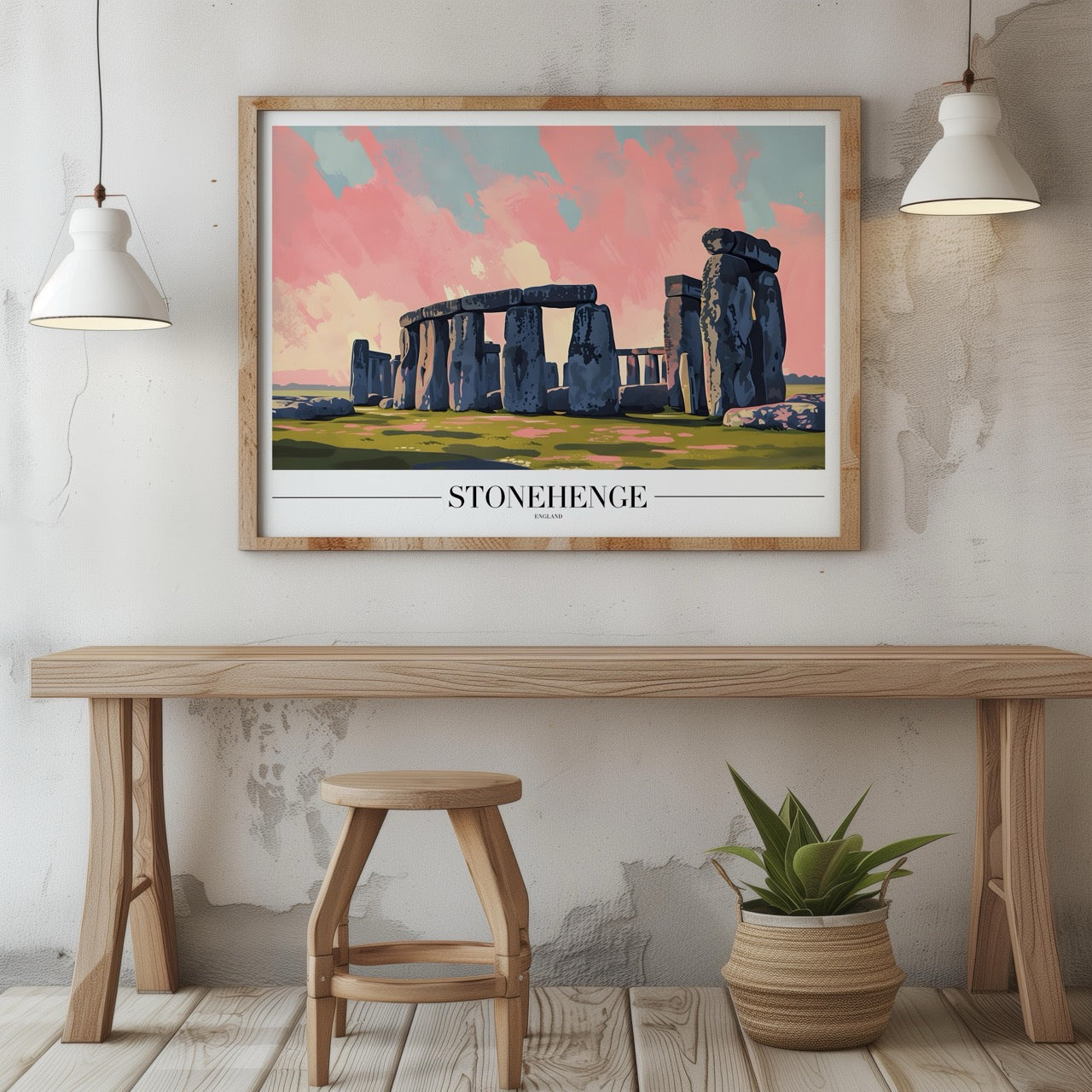 Stonehenge England Landmark World Travel - Rolled Poster Wall Art Print - House Prints