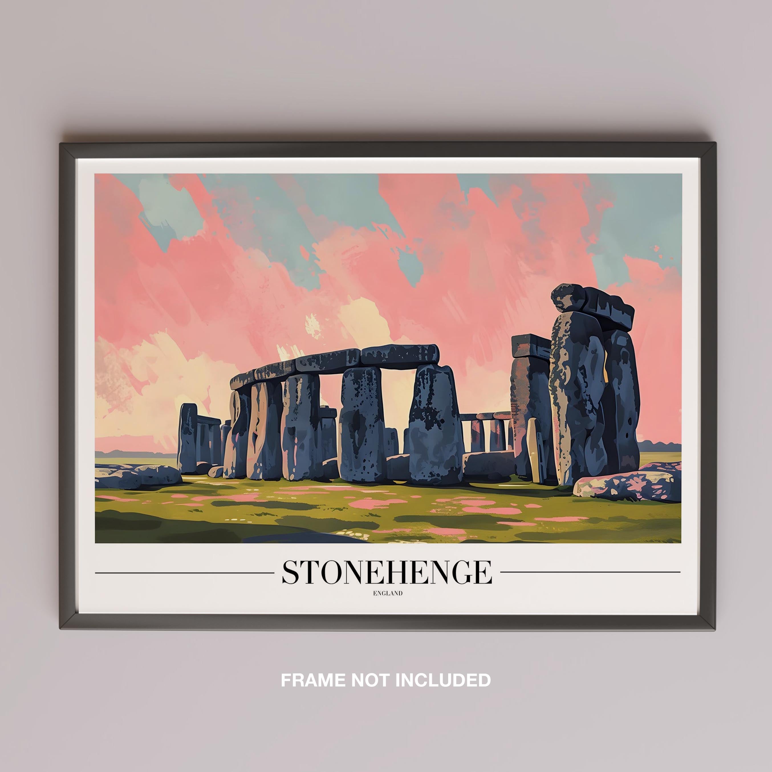 Stonehenge England Landmark World Travel - Rolled Poster Wall Art Print | House Prints