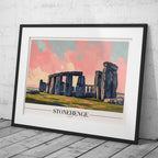 Stonehenge England Landmark World Travel - Rolled Poster Wall Art Print | House Prints