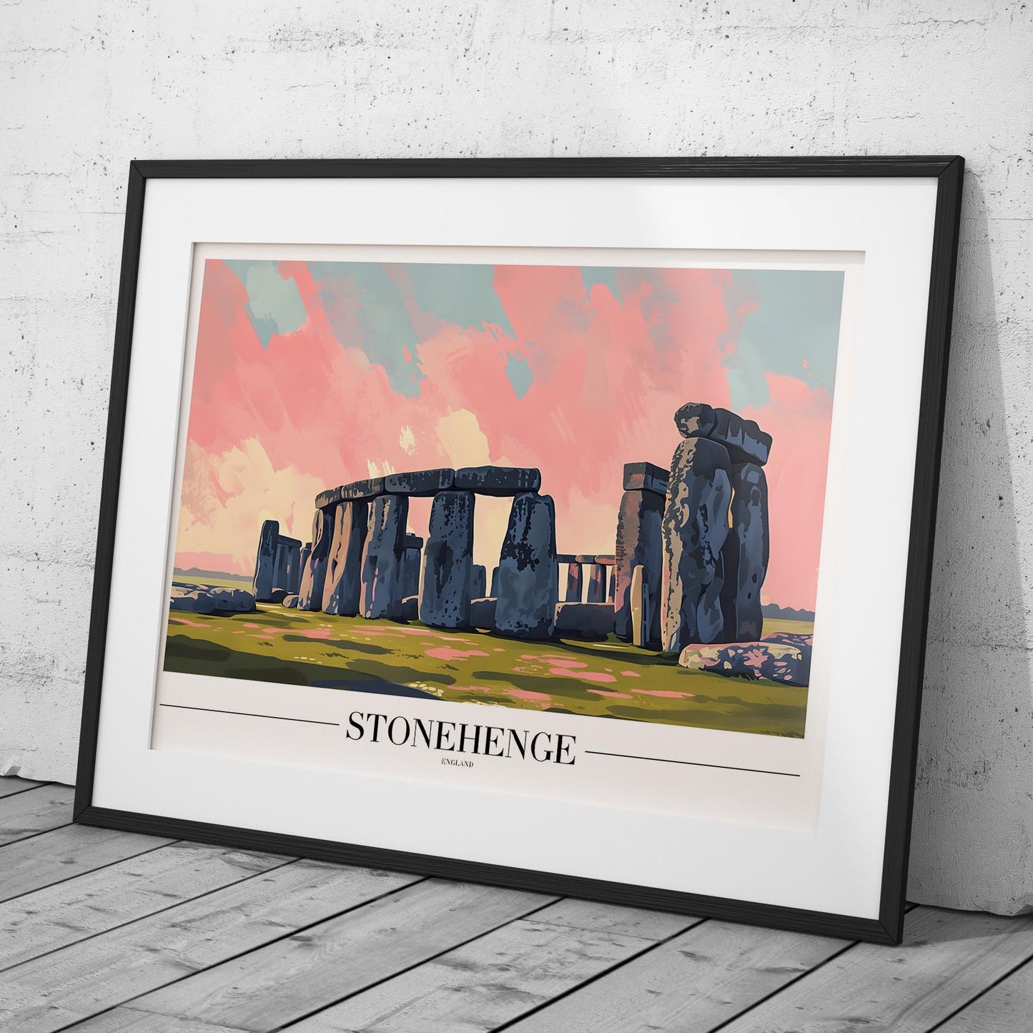 Stonehenge England Landmark World Travel - Rolled Poster Wall Art Print - House Prints