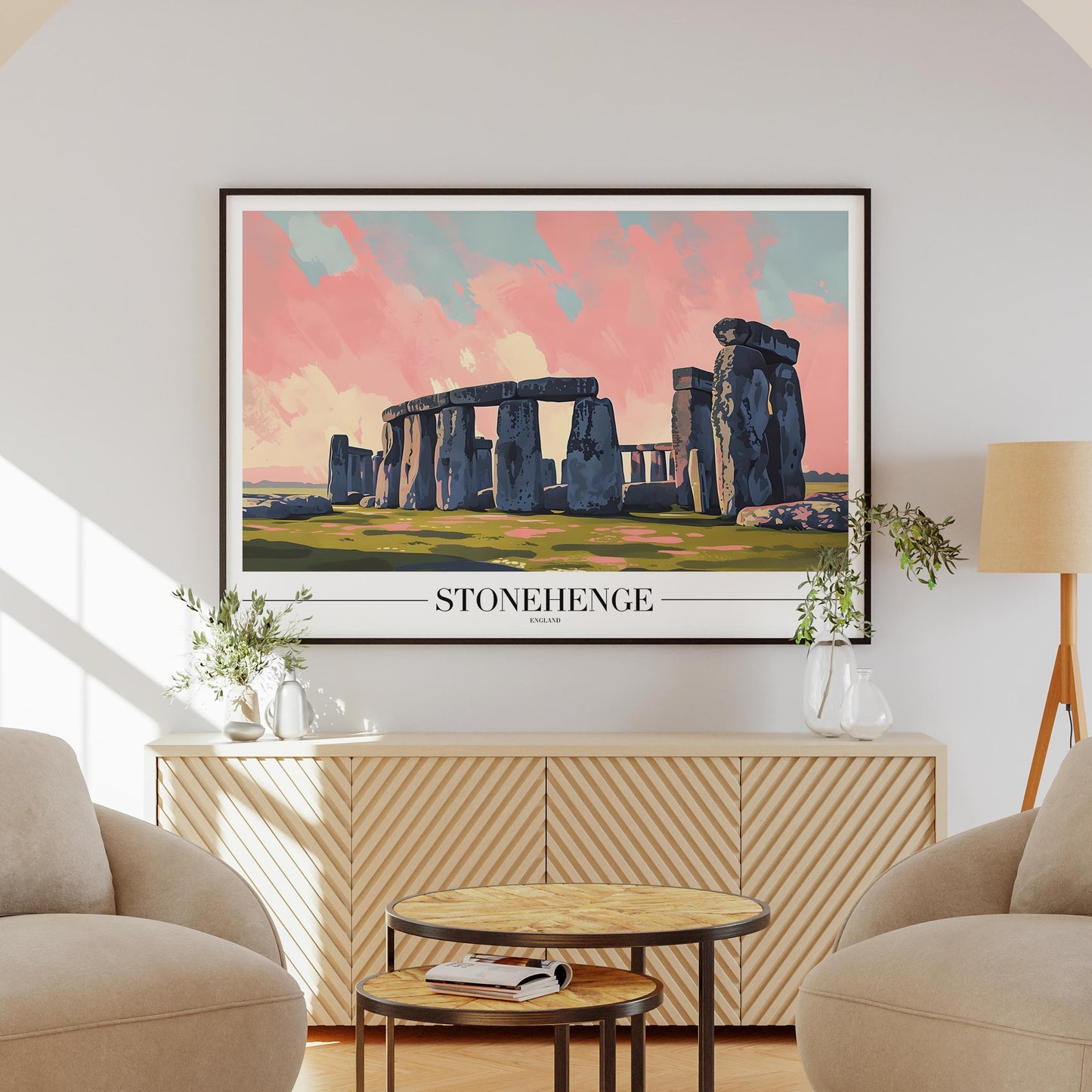 Stonehenge England Landmark World Travel - Rolled Poster Wall Art Print - House Prints