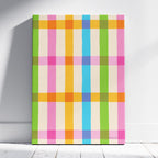 Stripe Hype 4 - Seta Zakian - Framed Canvas Wall Art Print | House Prints
